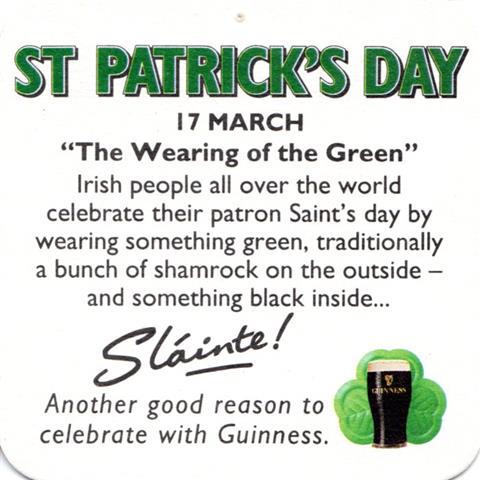 dublin l-irl guinness guinness st quad 1a (180-17 march the wearing)